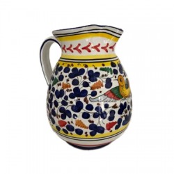 Carafe Oiseau Fleurs Bleu...