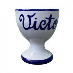 Blue egg cup to customize
