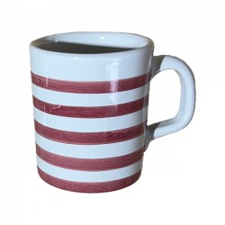 Mug Rayure Rouge