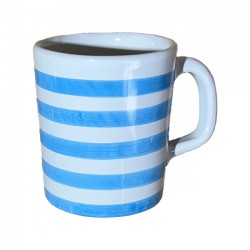 Mug Rayure Turquoise