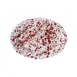 Plat Ovale 32 cm Points...