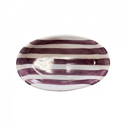 Plat Ovale Creux 25 cm Violet