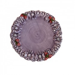 Assiette Nonna violet 22cm