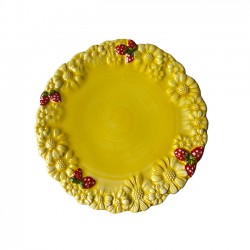 Assiette Nonna jaune 22cm