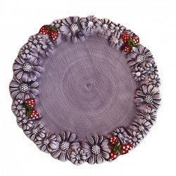 Plat Nonna violet 36cm