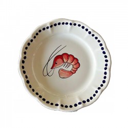 Assiette 20 cm Gambas Rouge...