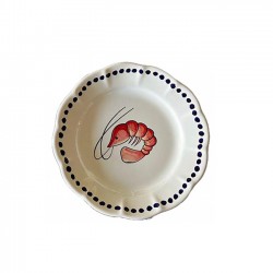 Assiette 16 cm Gambas Rouge...