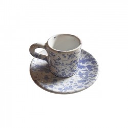 Coffee cup with blue-light...