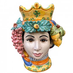 Vase Sicilien femme Frutta...