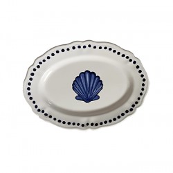 Plat OVALE 32cm Coquille...