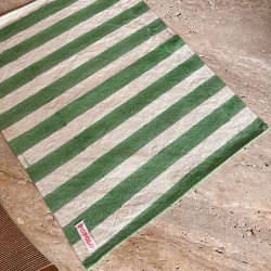 Set de Table Rayé Vert -...