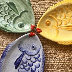 Plat Poisson Baci 35cm Vert