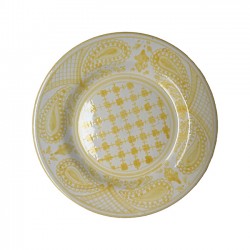 Assiette Bandana 20cm Jaune