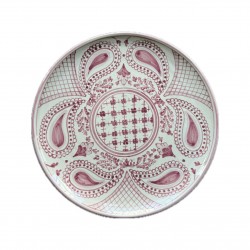 Grand Plat Rond Bandana Rose