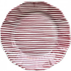 Assiette 20 cm Rayure Fine...