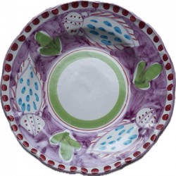 Assiette 25 cm Seiche Violette