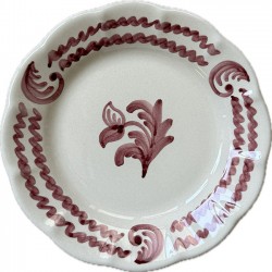 Assiette Antica 25cm Bordeaux