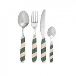 Set de 4 couverts rayures...