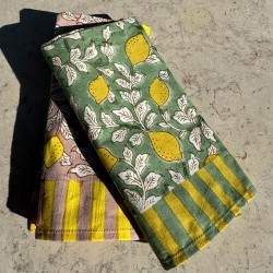 Lot de 4 Serviettes Citrons...