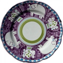 Assiette Pasta 25 cm Cochon...