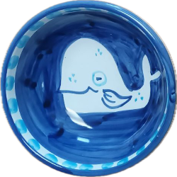 Bol 11 cm Baleine Bleu