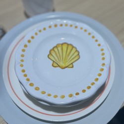 Assiette 16 cm Coquillage...