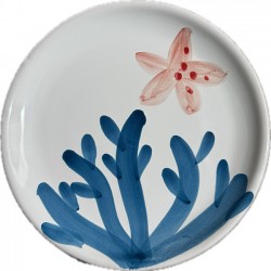 Assiette 16 cm Corail Bleu...