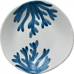 Assiette 20 cm Corail Bleu...