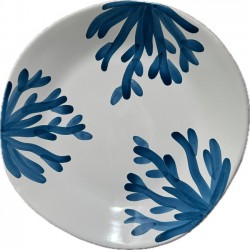Assiette 25 cm Corail Bleu...