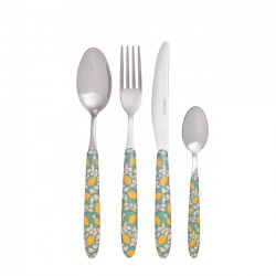 Set de 4 couverts Citrons