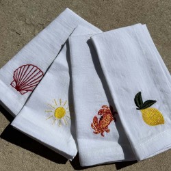 Lot de 4 Serviettes Sole