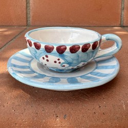 Coffee cup with octopus