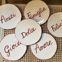 Set Bellissimo  - 6 plates...
