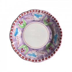 Assiette 21 cm Seiche Violette
